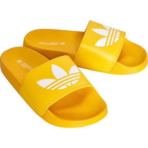 adidas slippers heren geel|adidas sandalen nl.